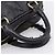 Bolsa Miu Miu em couro preto e dourado Auth 206226 - vista 6