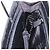 Bolso de mano PRADA con asa de metal Nylon Black Silver Auth 206110A Negro Plata - vista 20
