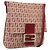 Borsa a tracolla FENDI Zucchino Canvas Mamma Baguette Rosso Oro 8BT075 Auth 206235 D'oro