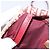 Borsa a tracolla FENDI Zucchino Canvas Mamma Baguette Rosso Oro 8BT075 Auth 206235 D'oro - vista 12