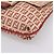 Borsa a tracolla FENDI Zucchino Canvas Mamma Baguette Rosso Oro 8BT075 Auth 206235 D'oro - vista 15