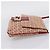 Borsa a tracolla FENDI Zucchino Canvas Mamma Baguette Rosso Oro 8BT075 Auth 206235 D'oro - vista 4