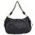 PRADA Schultertasche mit Kette aus Leder Schwarz Gold Auth 205977M Golden - Ansicht 2