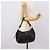 PRADA Schultertasche mit Kette aus Leder Schwarz Gold Auth 205977M Golden - Ansicht 24