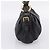 PRADA Schultertasche mit Kette aus Leder Schwarz Gold Auth 205977M Golden - Ansicht 3