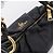 PRADA Schultertasche mit Kette aus Leder Schwarz Gold Auth 205977M Golden - Ansicht 6