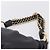 PRADA Schultertasche mit Kette aus Leder Schwarz Gold Auth 205977M Golden - Ansicht 8