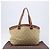 Céline Saco Tote CELINE Macadam Canvas Bege Gold Auth 206043V Dourado - vista 12