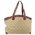 Céline Saco Tote CELINE Macadam Canvas Bege Gold Auth 206043V Dourado - vista 13