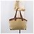 Céline Saco Tote CELINE Macadam Canvas Bege Gold Auth 206043V Dourado - vista 23