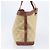 Céline Saco Tote CELINE Macadam Canvas Bege Gold Auth 206043V Dourado - vista 4