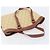 Céline Saco Tote CELINE Macadam Canvas Bege Gold Auth 206043V Dourado - vista 6