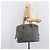 Borsa da lavoro PRADA pelle Saffiano Grigio Argento Auth bs37335A Marrone - vista 26