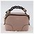 Chloé Bolsa de mão Chloe Dahlia Mini em couro 2way Rosa Tom Dourado Auth BA15544M - vista 12