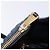 Borsa a Mano Miu Miu Biker Denim 2way Navy Gold Auth 206083V D'oro Blu navy - vista 27
