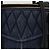 Borsa a Mano Miu Miu Biker Denim 2way Navy Gold Auth 206083V D'oro Blu navy - vista 3