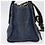 Borsa a Mano Miu Miu Biker Denim 2way Navy Gold Auth 206083V D'oro Blu navy - vista 5