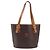 Céline CELINE Macadam Canvas Tote Bag PVC Leder Brown Gold Auth 204214 Braun Golden - Ansicht 13