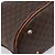 Céline CELINE Macadam Canvas Tote Bag PVC Leder Brown Gold Auth 204214 Braun Golden - Ansicht 18