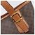 Céline CELINE Macadam Canvas Tote Bag PVC Leder Brown Gold Auth 204214 Braun Golden - Ansicht 19