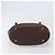 Céline CELINE Macadam Canvas Tote Bag PVC Leder Brown Gold Auth 204214 Braun Golden - Ansicht 5