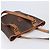 Céline CELINE Macadam Canvas Tote Bag PVC Leder Brown Gold Auth 204214 Braun Golden - Ansicht 6