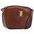 Borsa a tracolla Salvatore Ferragamo Vala in pelle Gold Brown Auth ka6418