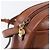 Borsa a tracolla Salvatore Ferragamo Vala in pelle Gold Brown Auth ka6418 - vista 23
