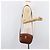 Borsa a tracolla Salvatore Ferragamo Vala in pelle Gold Brown Auth ka6418 - vista 29