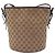 Borsa a Tracolla GUCCI GG Canvas Beige Silver 106240 Auth ep16240 Argento - vista 13