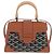 GOYARD Herringbone Saigon Mini Handtasche PVC 2way Braun Silber Auth 204910SM - Ansicht 13