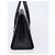 Bolsa de mão BURBERRY em couro preto e prata Auth 204238 - vista 4