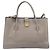 Borsa a mano Miu Miu in pelle 2way Grigio Oro Auth 204830A Marrone D'oro - vista 13