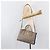 Borsa a mano Miu Miu in pelle 2way Grigio Oro Auth 204830A Marrone D'oro - vista 34
