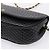 Borsa a tracolla con catena Bally in pelle nera e tono oro Auth BA16160A Nero - vista 9
