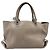 Borsa Salvatore Ferragamo Gancini in pelle 2way Grigio Oro Auth LN143 Marrone D'oro - vista 2