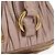 Borsa Miu Miu Matelassé in pelle rosa oro autentica 206368 D'oro - vista 15