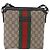 Borsa a tracolla GUCCI GG Supreme Web Sherry Line PVC Beige 471454 Auth ki6878A Argento - vista 13