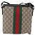 Borsa a tracolla GUCCI GG Supreme Web Sherry Line PVC Beige 471454 Auth ki6878A Argento - vista 2