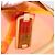 Borsa a mano LOEWE Anagram Americana 28 in vinile Orange Gold Auth 206052V D'oro Arancione - vista 23