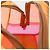 Borsa a mano LOEWE Anagram Americana 28 in vinile Orange Gold Auth 206052V D'oro Arancione - vista 24