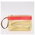 Borsa a mano LOEWE Anagram Americana 28 in vinile Orange Gold Auth 206052V D'oro Arancione - vista 26