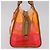 Borsa a mano LOEWE Anagram Americana 28 in vinile Orange Gold Auth 206052V D'oro Arancione - vista 3