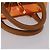 Borsa a mano LOEWE Anagram Americana 28 in vinile Orange Gold Auth 206052V D'oro Arancione - vista 8
