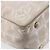 Borsa Tote CHANEL New Travel Line Canvas Beige CC Tono Oro Auth gh2368 - vista 18