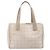 Borsa Tote CHANEL New Travel Line Canvas Beige CC Tono Oro Auth gh2368 - vista 2