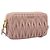 Borsa a tracolla Miu Miu Matelassé in pelle Rosa Oro Auth ar14289M D'oro