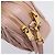 Borsa a tracolla Miu Miu Matelassé in pelle Rosa Oro Auth ar14289M D'oro - vista 9