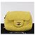 Borsa a tracolla CHANEL Matelasse con catena in pelle d'agnello Giallo Oro CC Auth ka6413M D'oro - vista 12