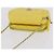 Borsa a tracolla CHANEL Matelasse con catena in pelle d'agnello Giallo Oro CC Auth ka6413M D'oro - vista 14